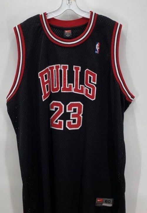 Michael Jordan Chicago Bulls #23 Black Stitched Jersey – Size 60