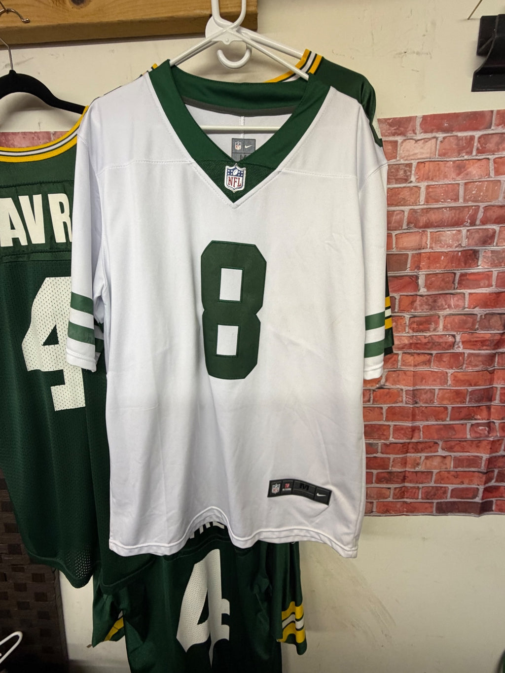 Nike NFL NY Jets Rodgers #8 White Jersey M