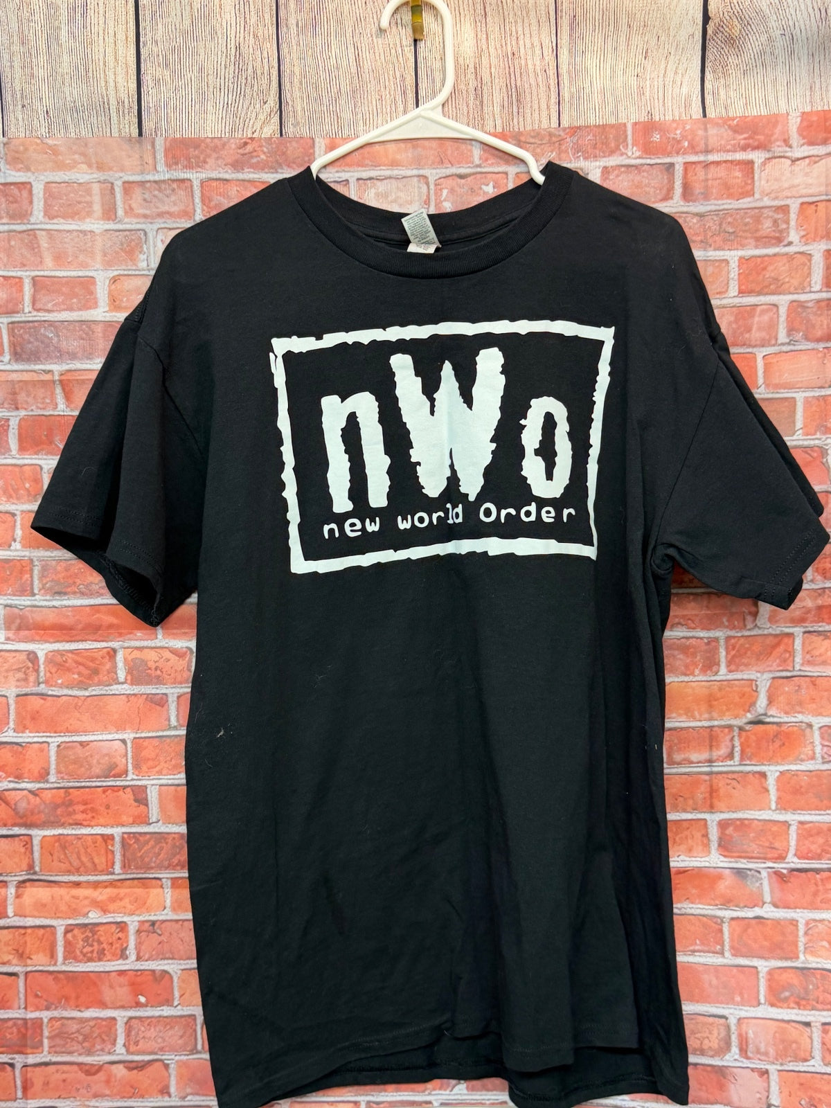nWo New World Order Black Graphic T-Shirt
