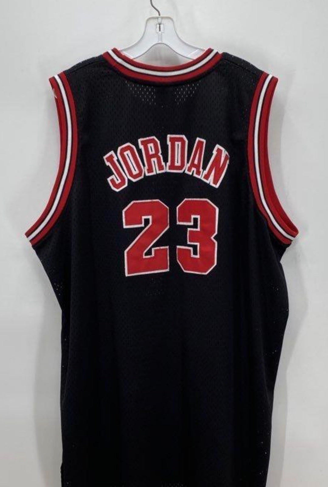 Michael Jordan Chicago Bulls #23 Black Stitched Jersey – Size 60